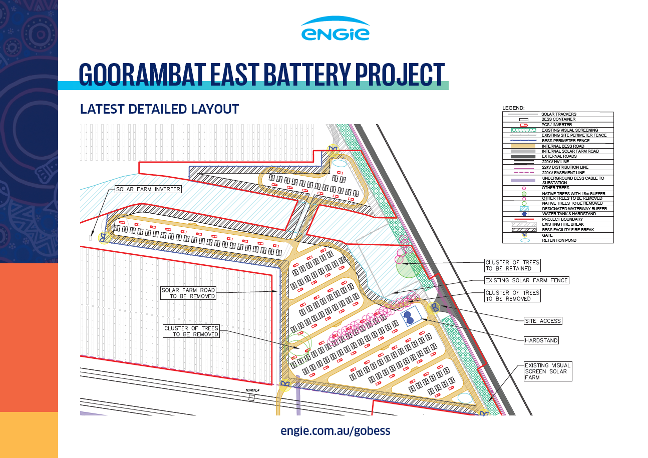 Goorambat East BESS - Detailed Layout