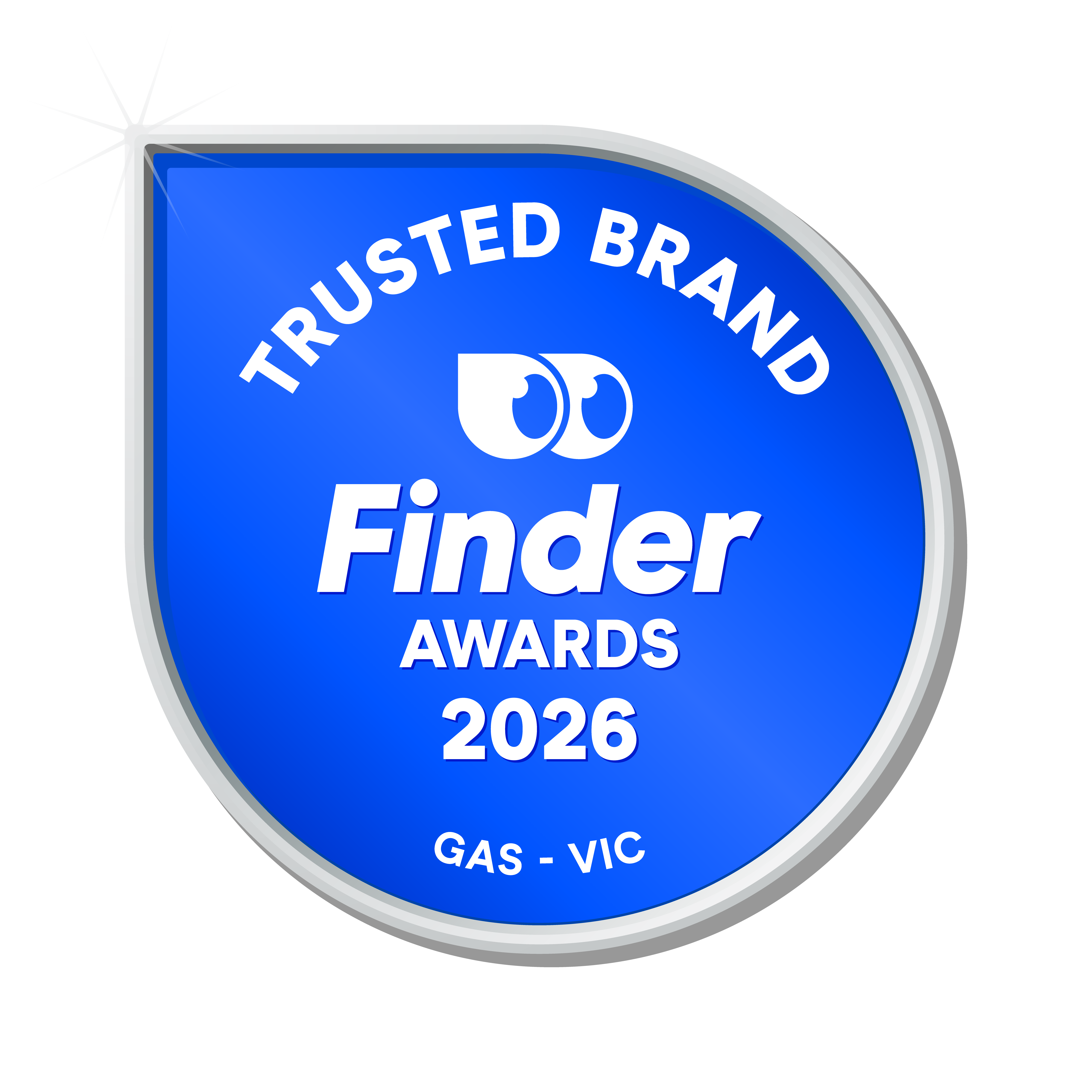Trusted Brand - Finder Awards 2026 - GAS VIC