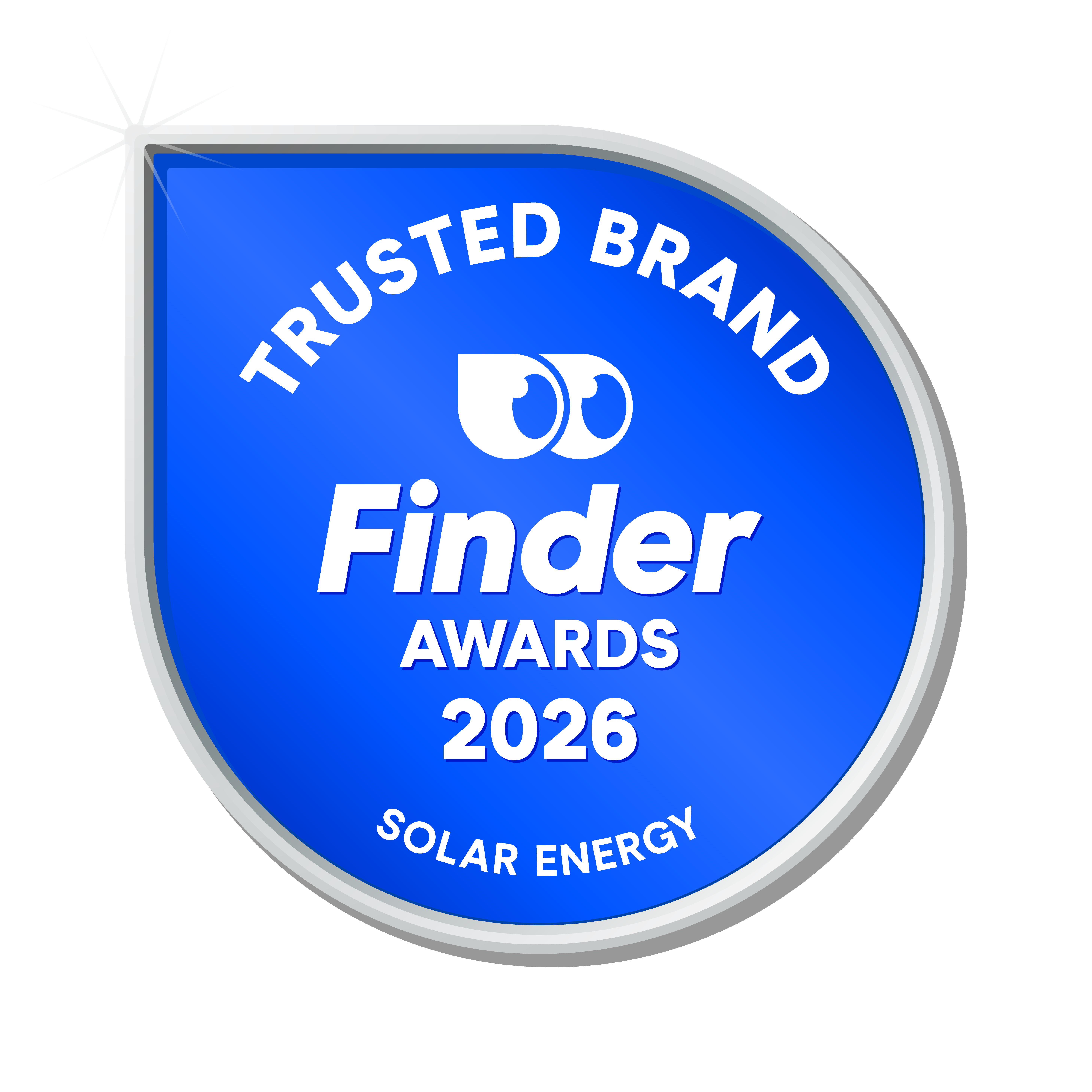 Finder Awards 2026 - Trusted Brand - Solar Energy